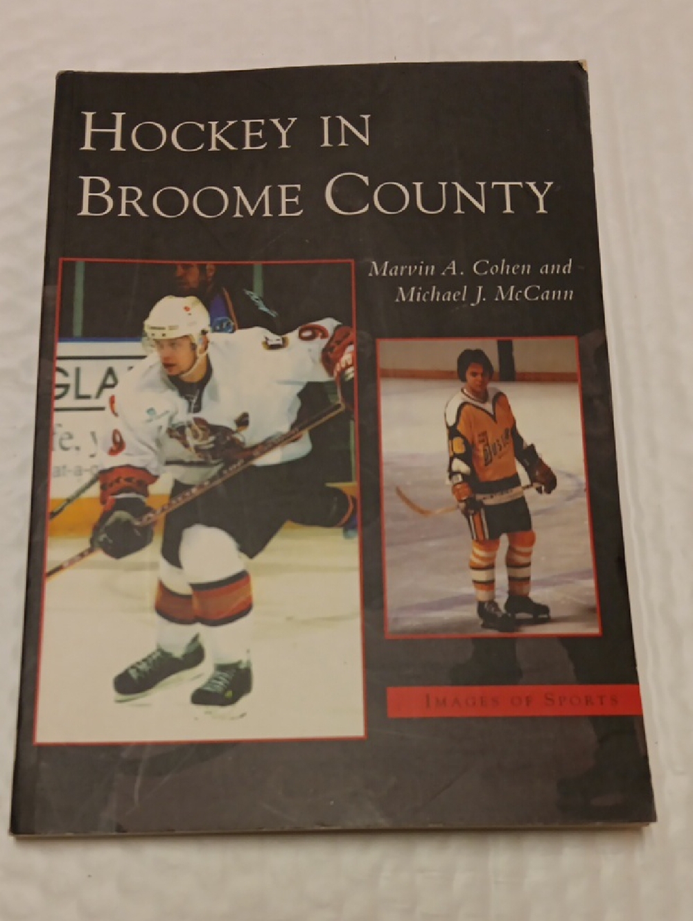 Hockey in Broome County Softcover Book - Black